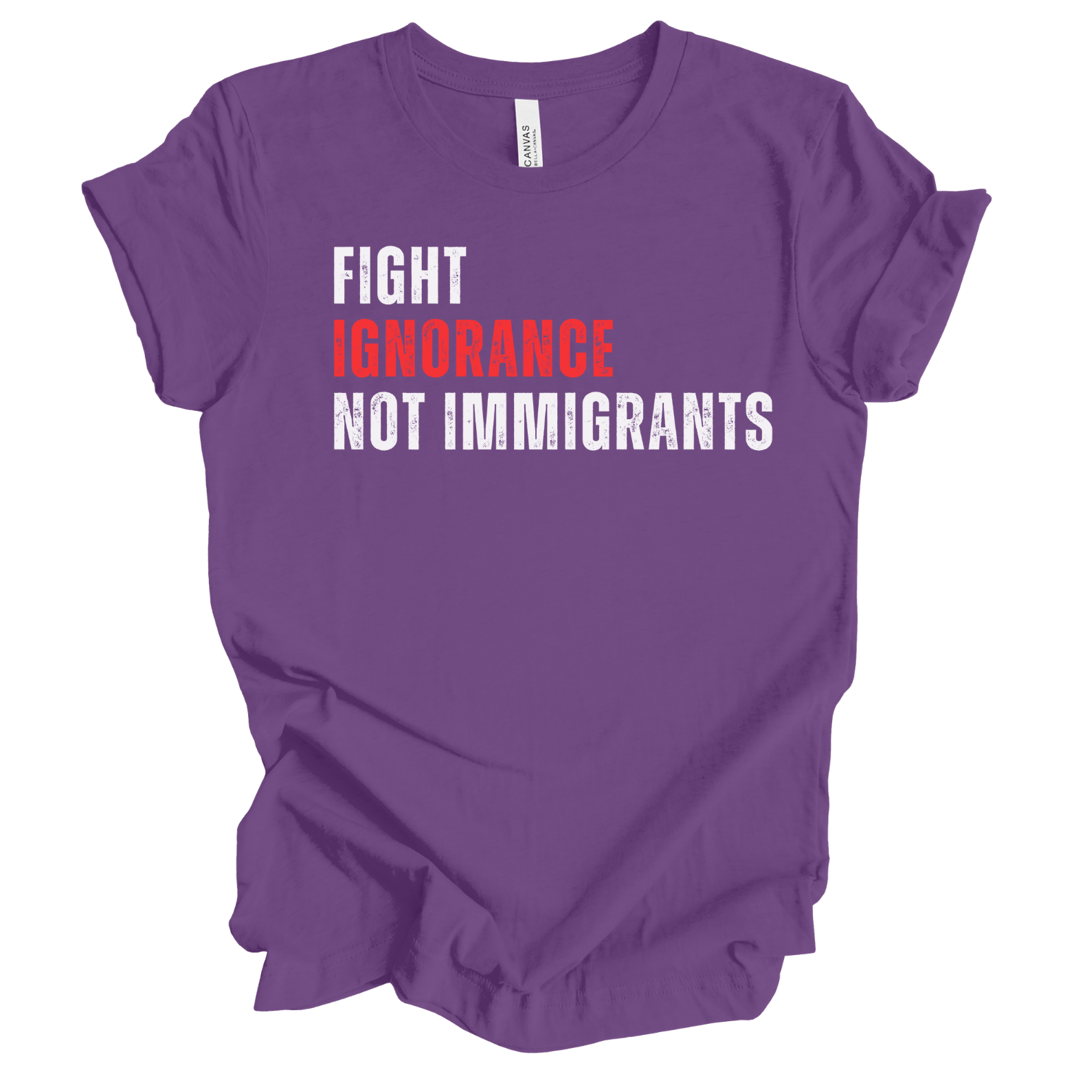 Fight Ignorance Not Immigrants - T-shirt