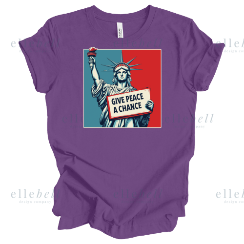 Give Peace A Chance T-shirt (ships in 3-5 business days)