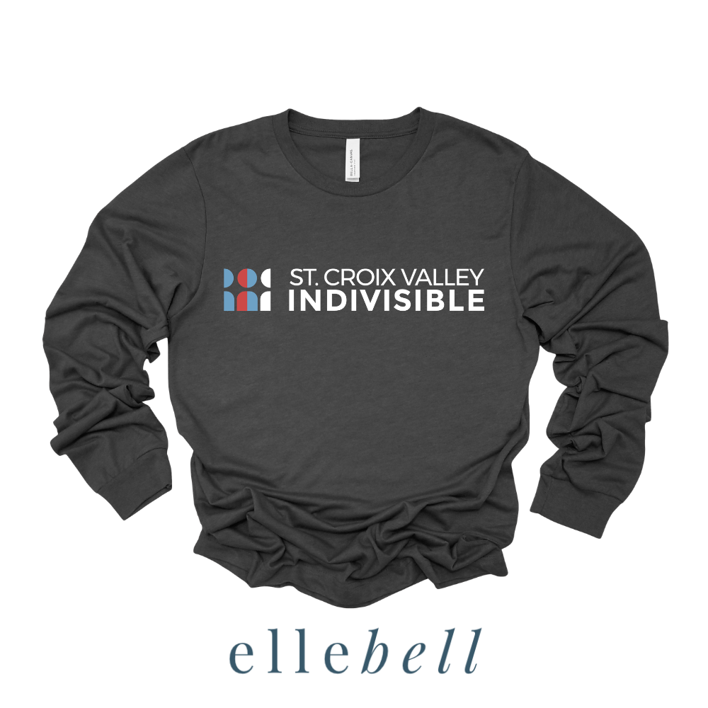 St. Croix Valley Indivisible - Long Sleeve Tee (Horizontal Logo)