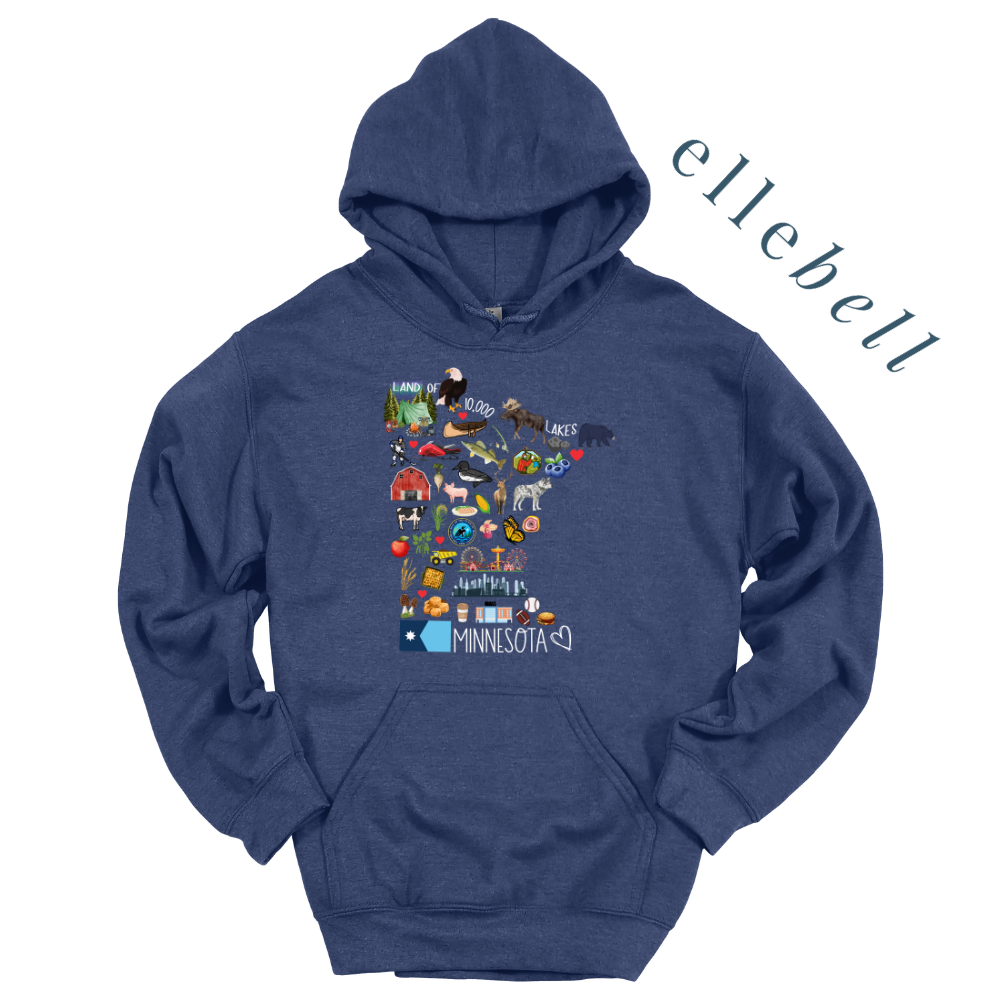 Minnesota Symbols - Hoodie