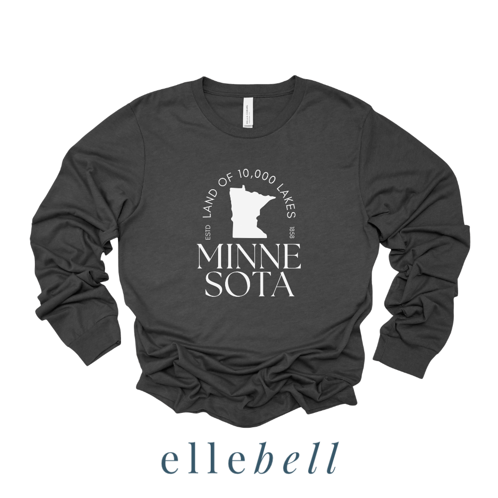 Land of 10,000 Lakes - Long Sleeve Tee