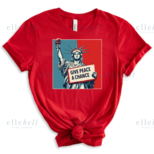 Give Peace A Chance T-shirt (ships in 3-5 business days)