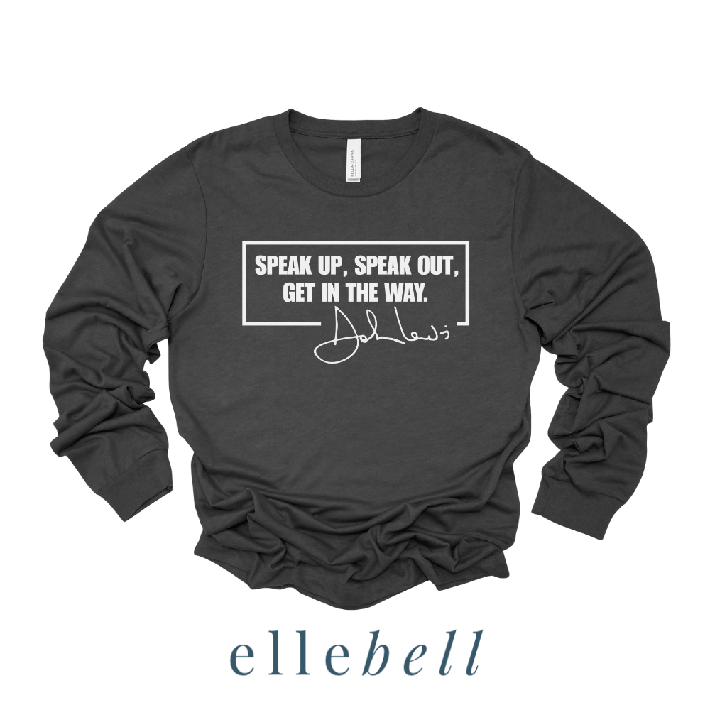 Speak Up Speak Out LS Tee (ships in 3-5 business days)