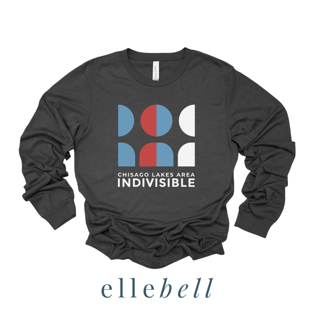 Chisago Lakes Indivisible - Long Sleeve Tee (Stacked Logo)