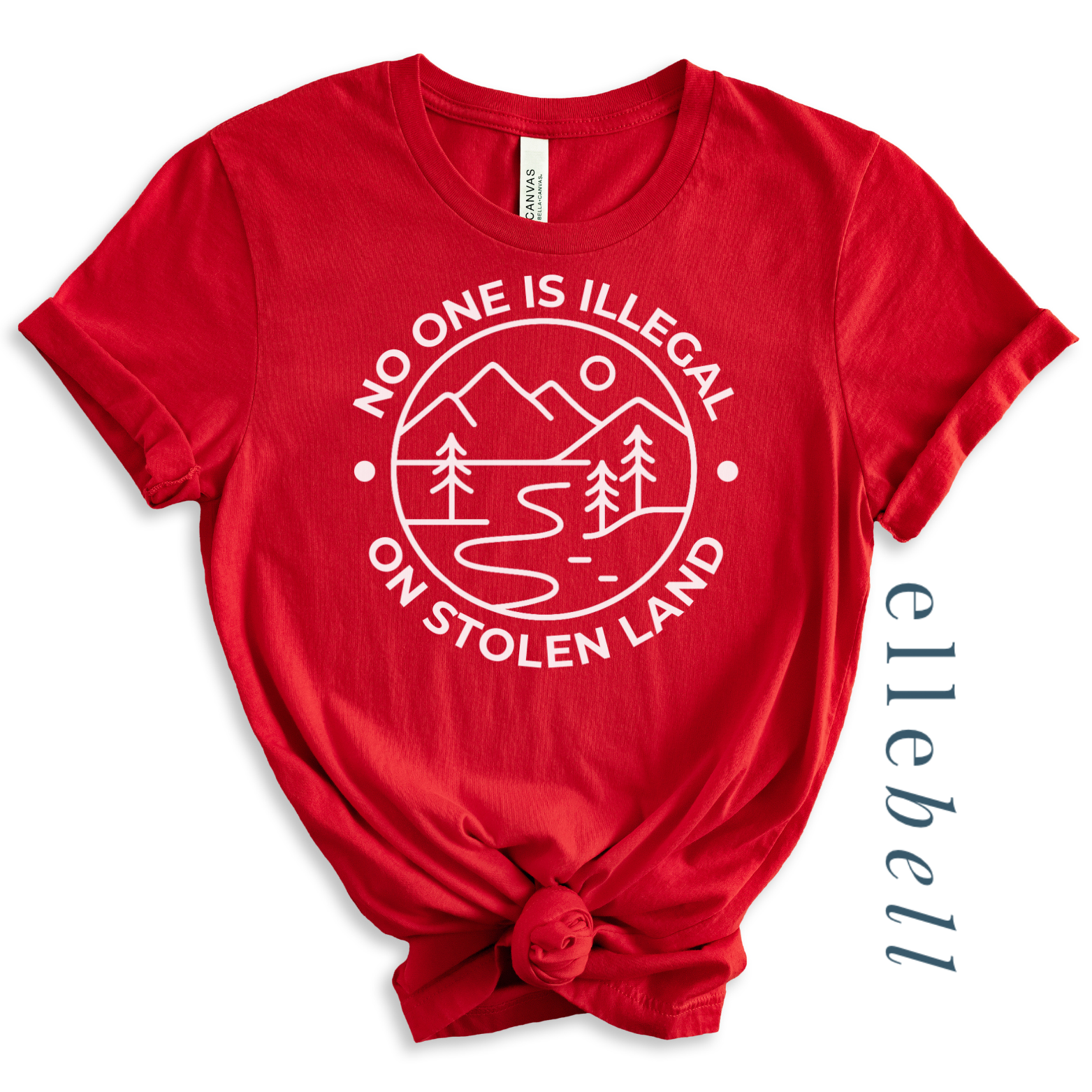 No One Is Illegal On Stolen Land - T-shirt