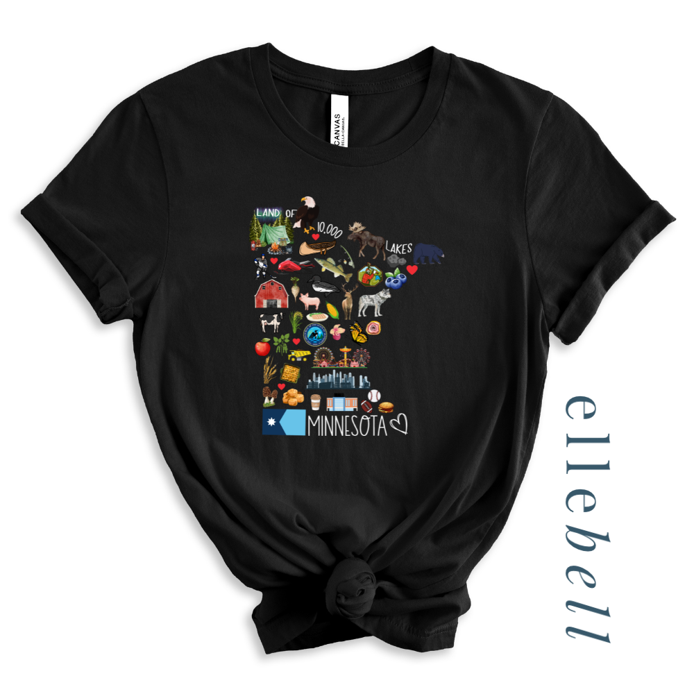 Minnesota Symbols - T-shirt