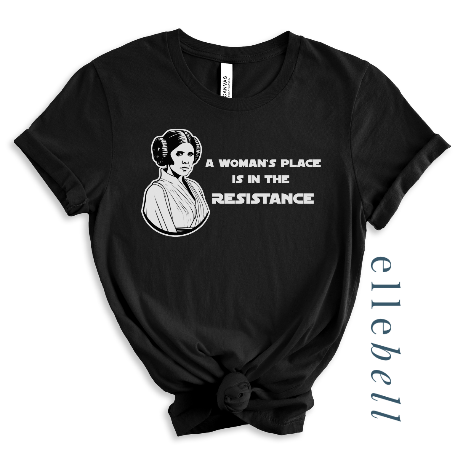 A Woman's Place Is In The Resistance T-shirt (ships in 3-5 business days)
