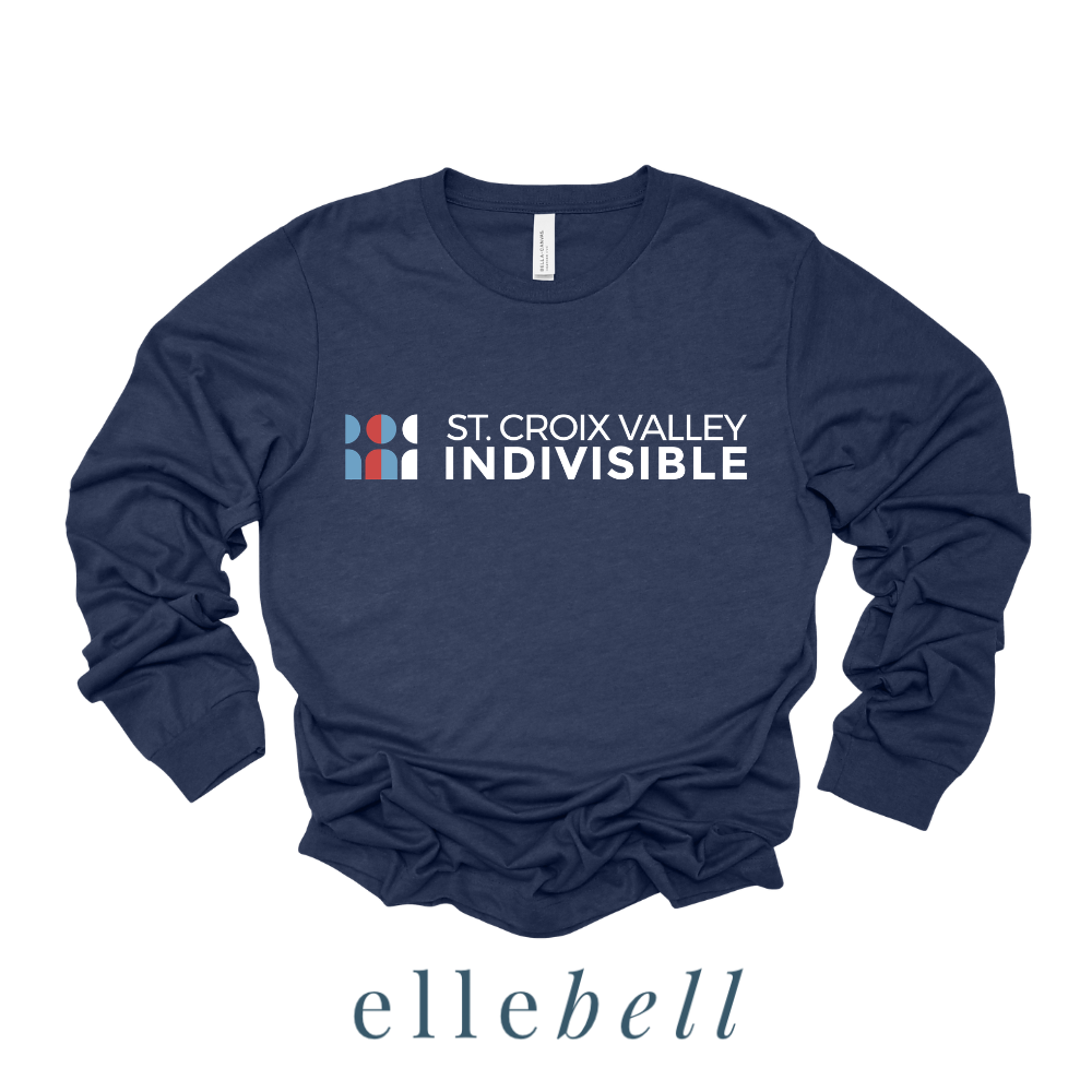 St. Croix Valley Indivisible - Long Sleeve Tee (Horizontal Logo)