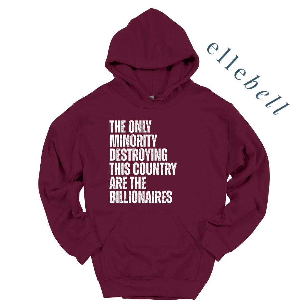 The Only Minorities Destroying This Country Are The Billionaires - Hoodie