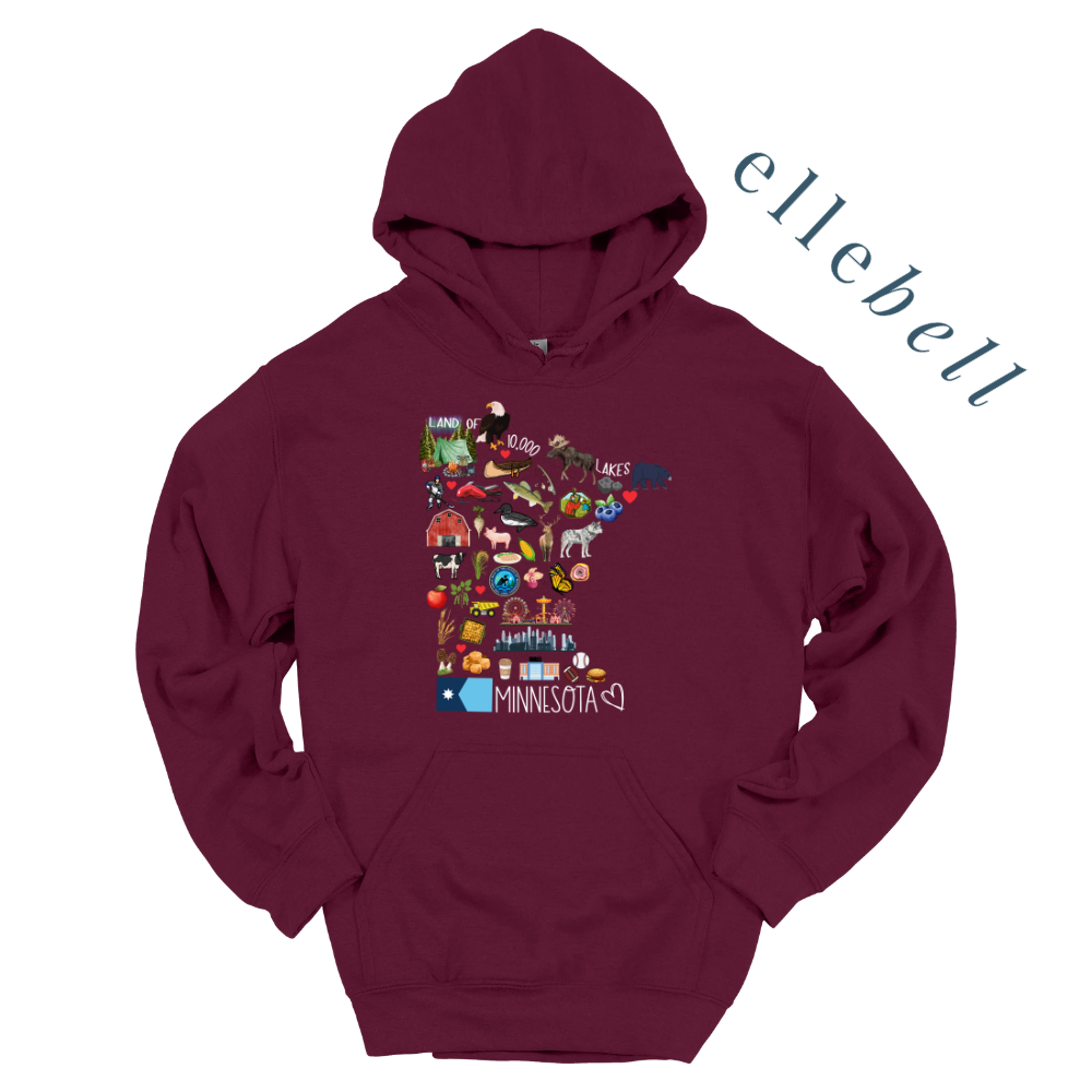 Minnesota Symbols - Hoodie