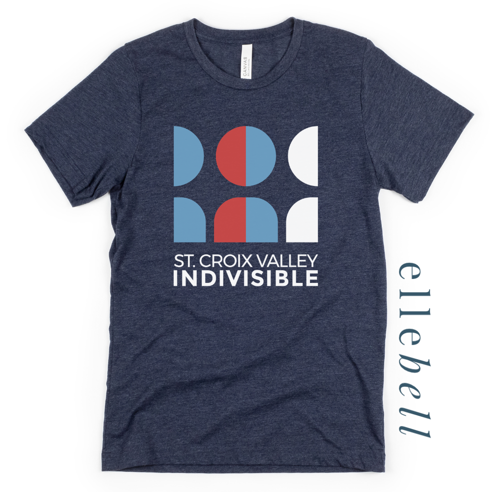 St. Croix Valley Indivisible - T-shirt (Stacked Logo)