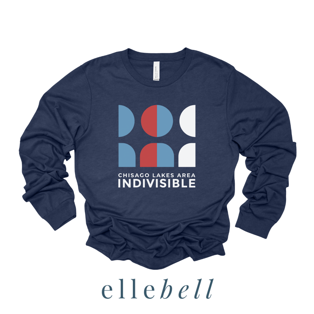 Chisago Lakes Indivisible - Long Sleeve Tee (Stacked Logo)