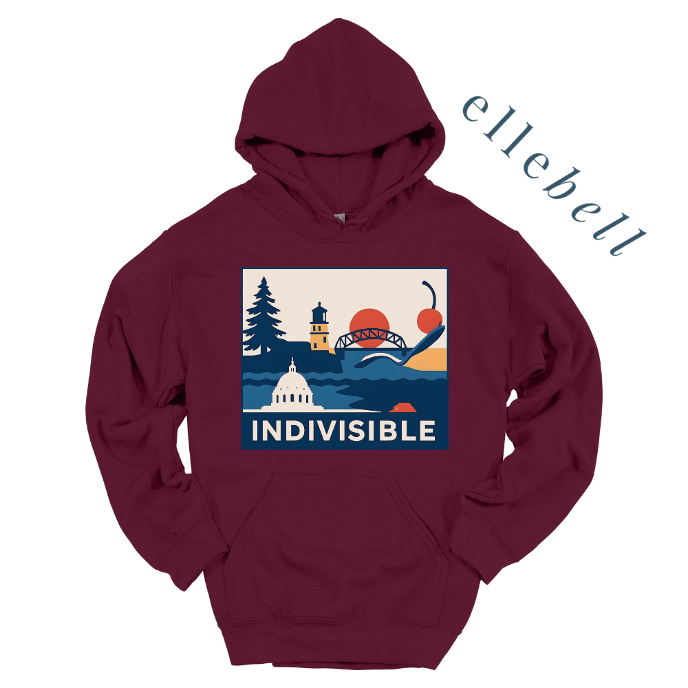 Minnesota Indivisible Icons - Hoodie