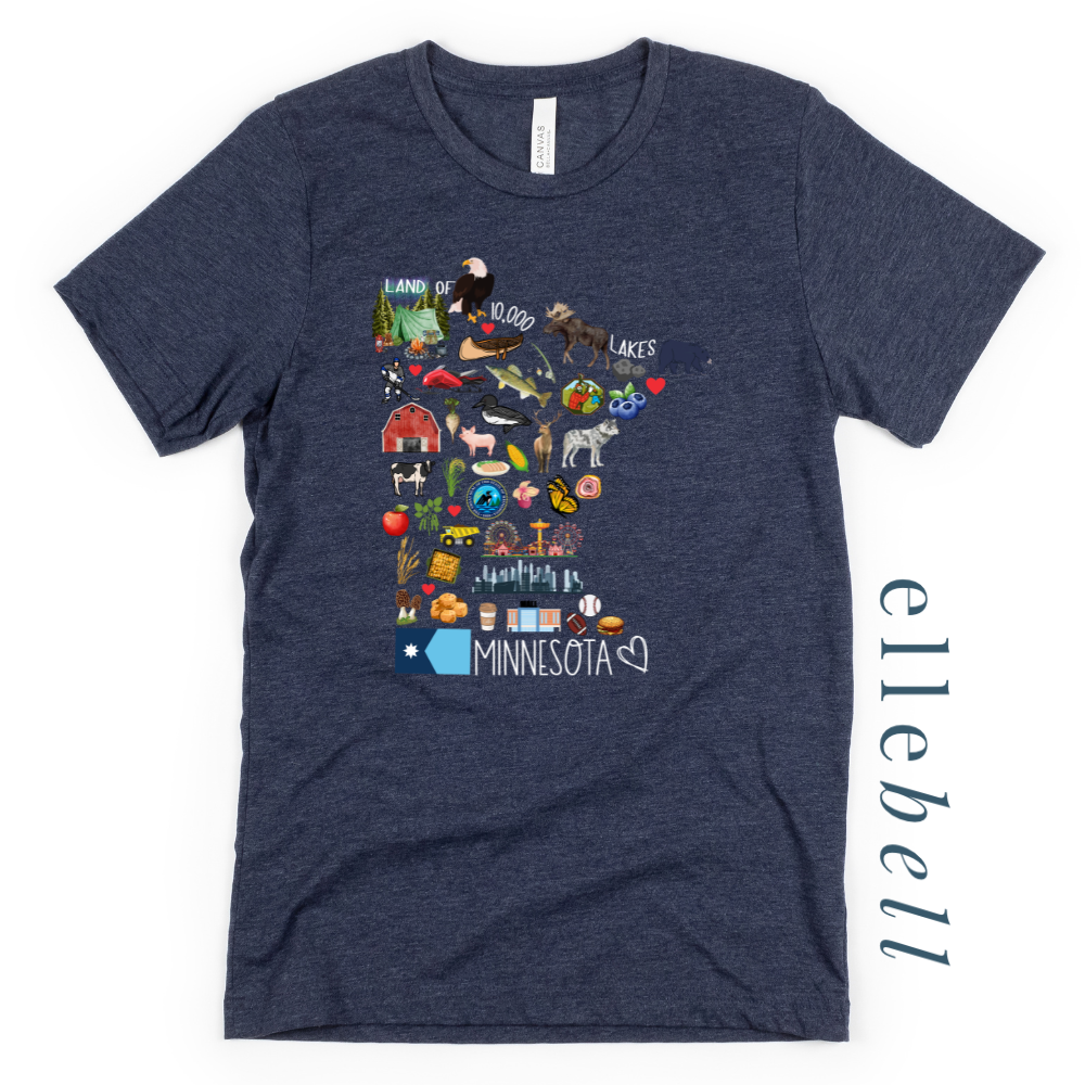 Minnesota Symbols - T-shirt