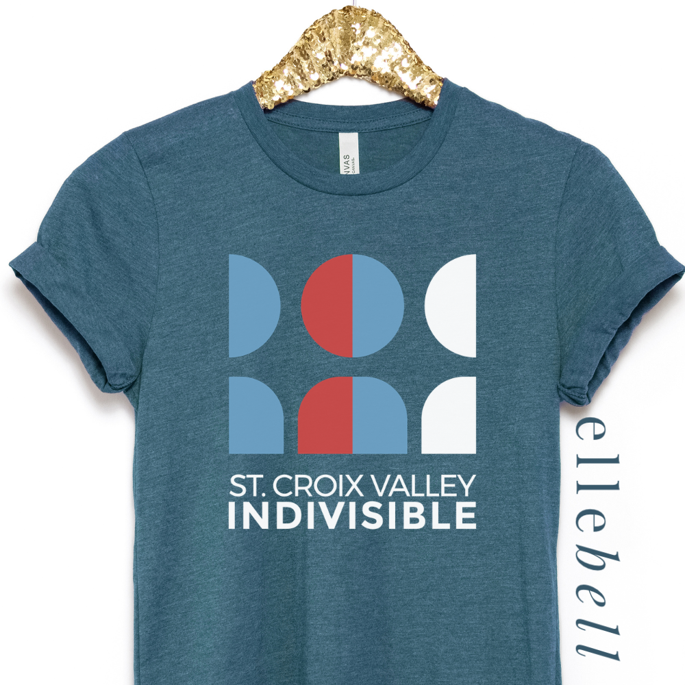 St. Croix Valley Indivisible - T-shirt (Stacked Logo)