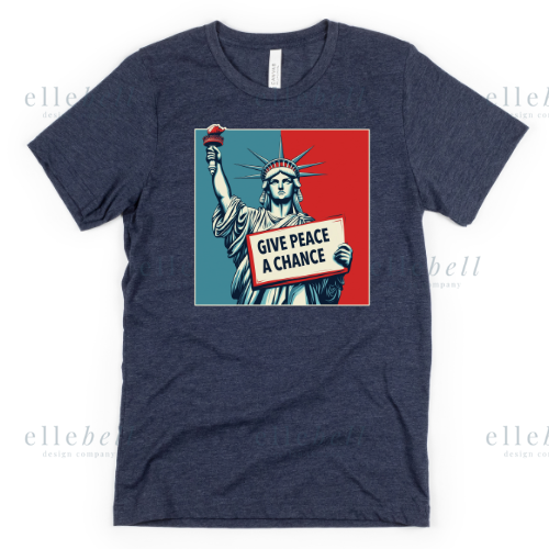 Give Peace A Chance T-shirt (ships in 3-5 business days)