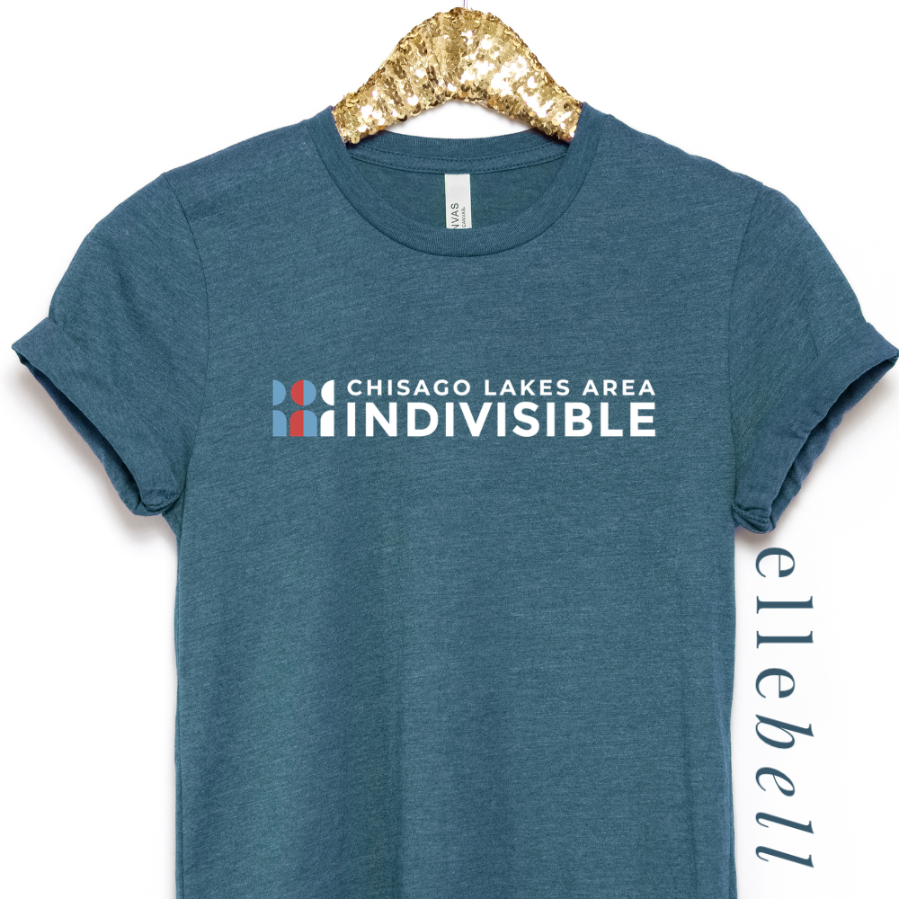 Chisago Lakes Indivisible - T-shirt (Horizontal Logo)