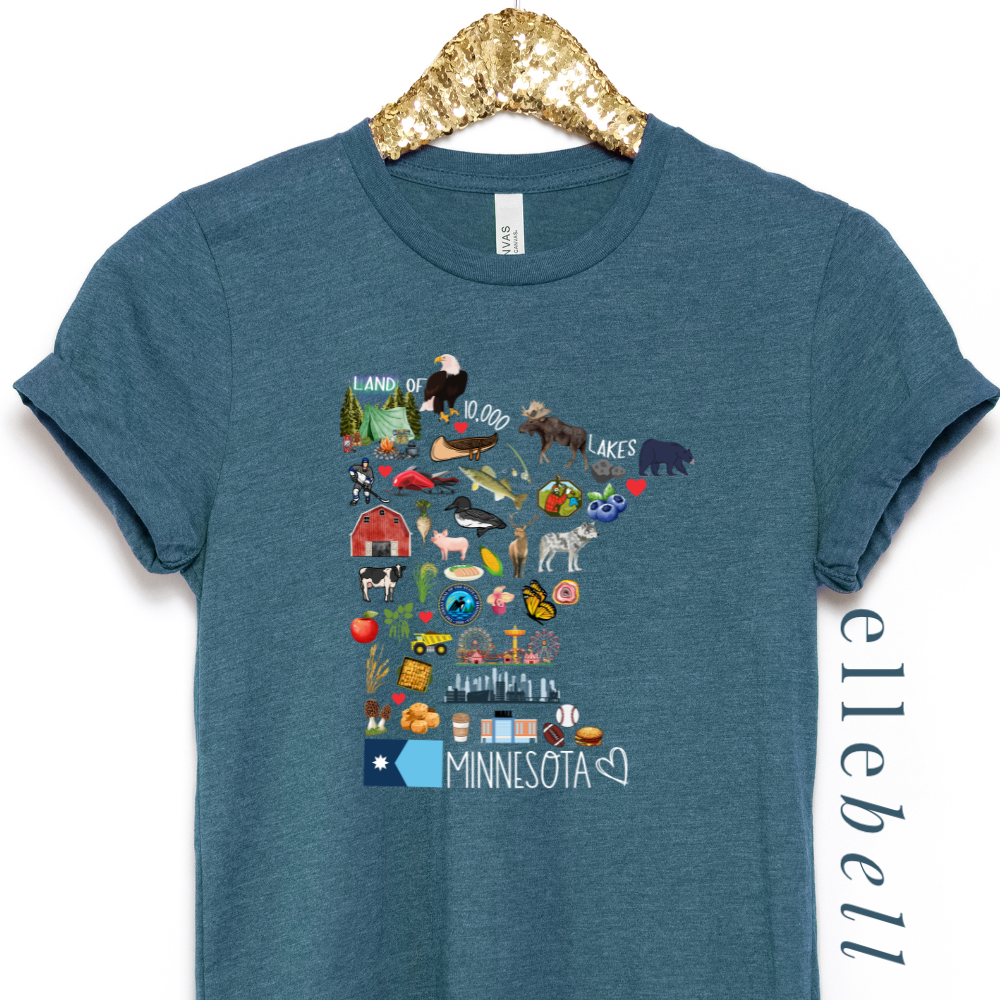 Minnesota Symbols - T-shirt