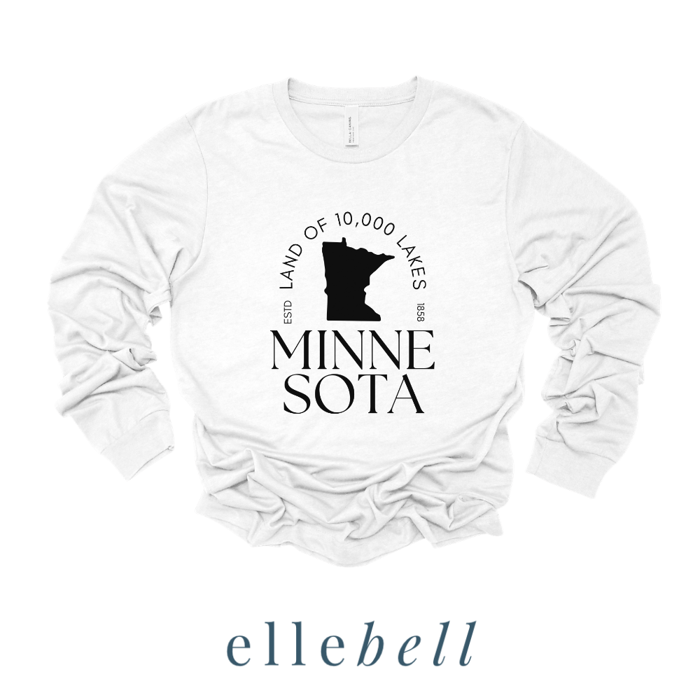 Land of 10,000 Lakes - Long Sleeve Tee