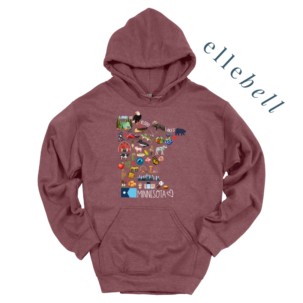Minnesota Symbols - Hoodie