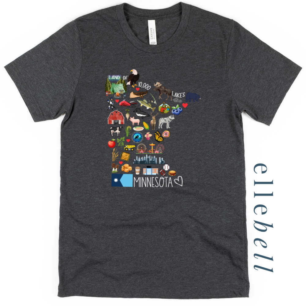 Minnesota Symbols - T-shirt