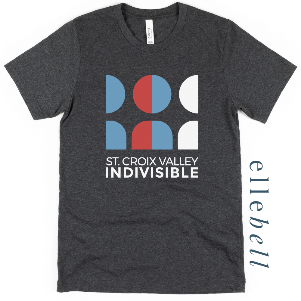 St. Croix Valley Indivisible - T-shirt (Stacked Logo)