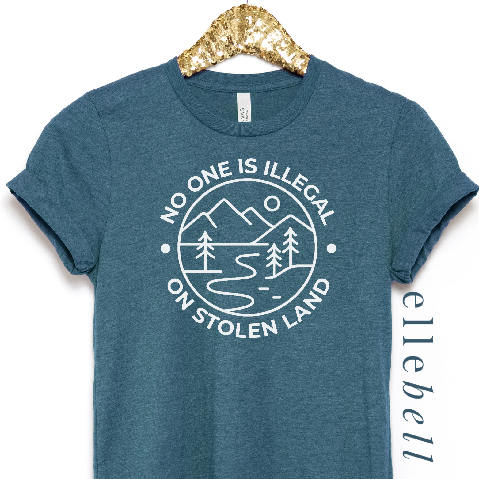 No One Is Illegal On Stolen Land - T-shirt