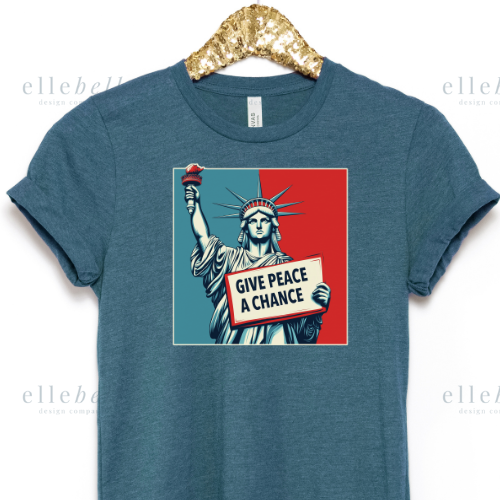 Give Peace A Chance T-shirt (ships in 3-5 business days)