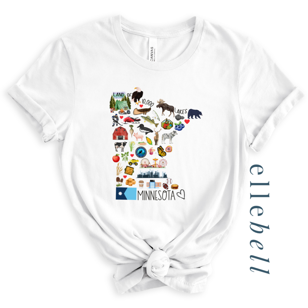 Minnesota Symbols - T-shirt