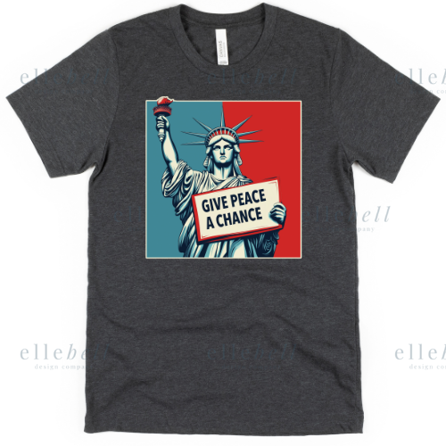 Give Peace A Chance T-shirt (ships in 3-5 business days)