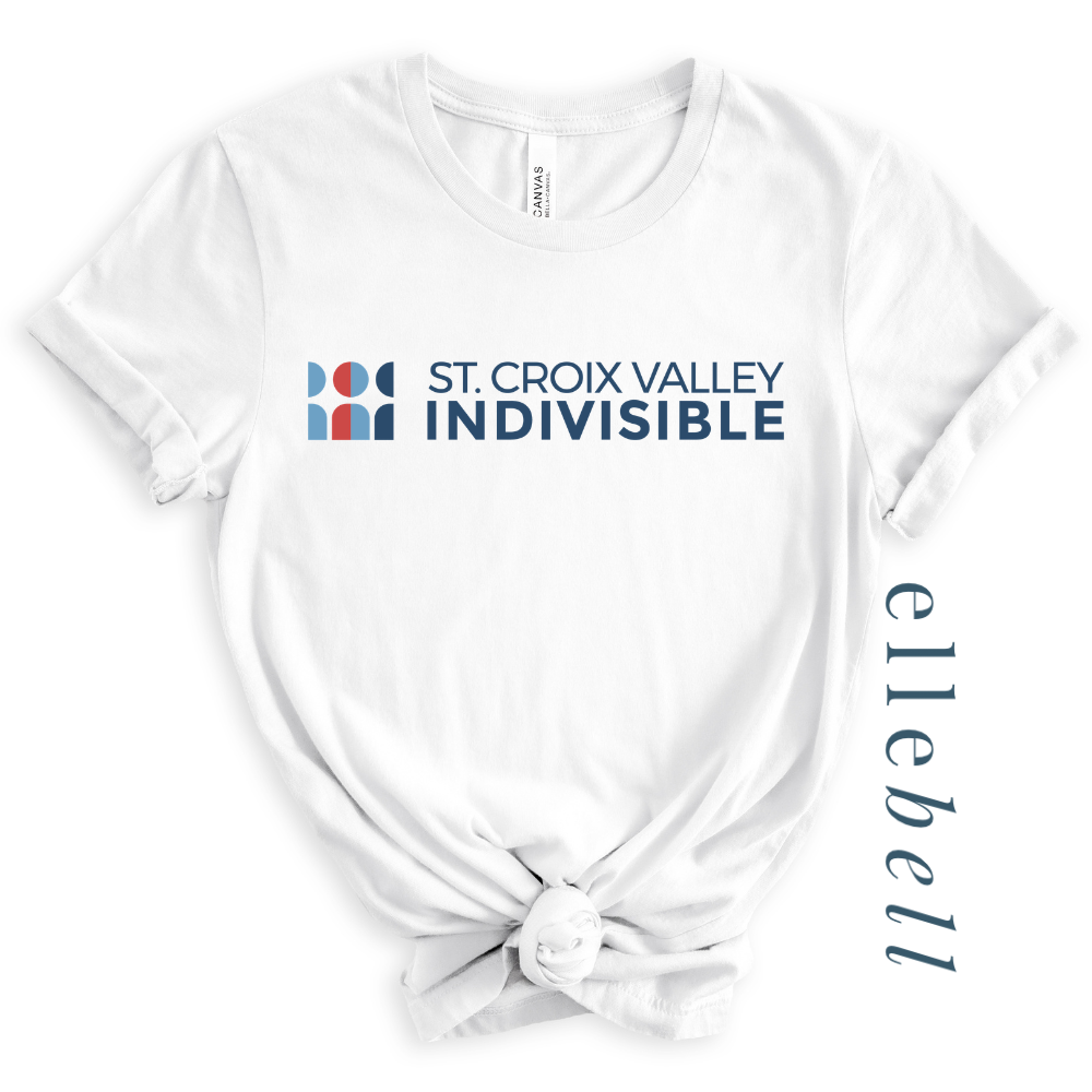St. Croix Valley Indivisible - T-shirt (Horizontal Logo)