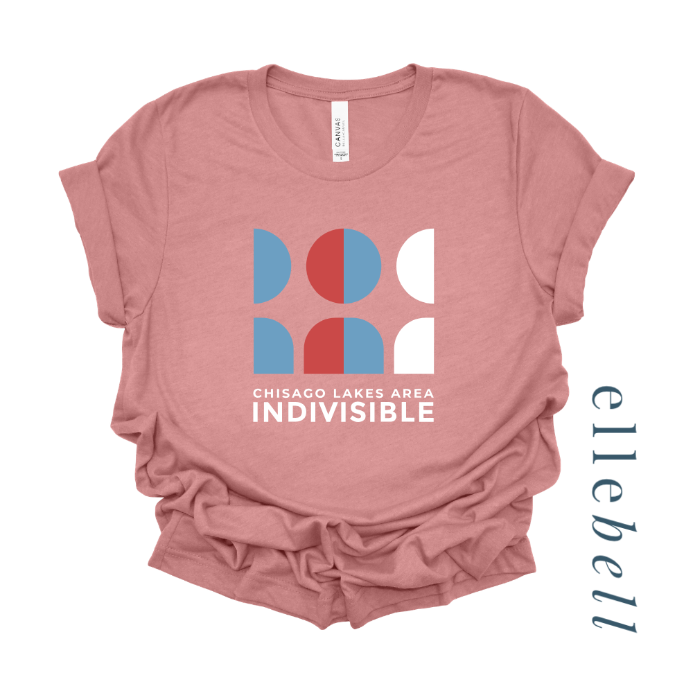 Chisago Lakes Indivisible - T-shirt (Stacked Logo)
