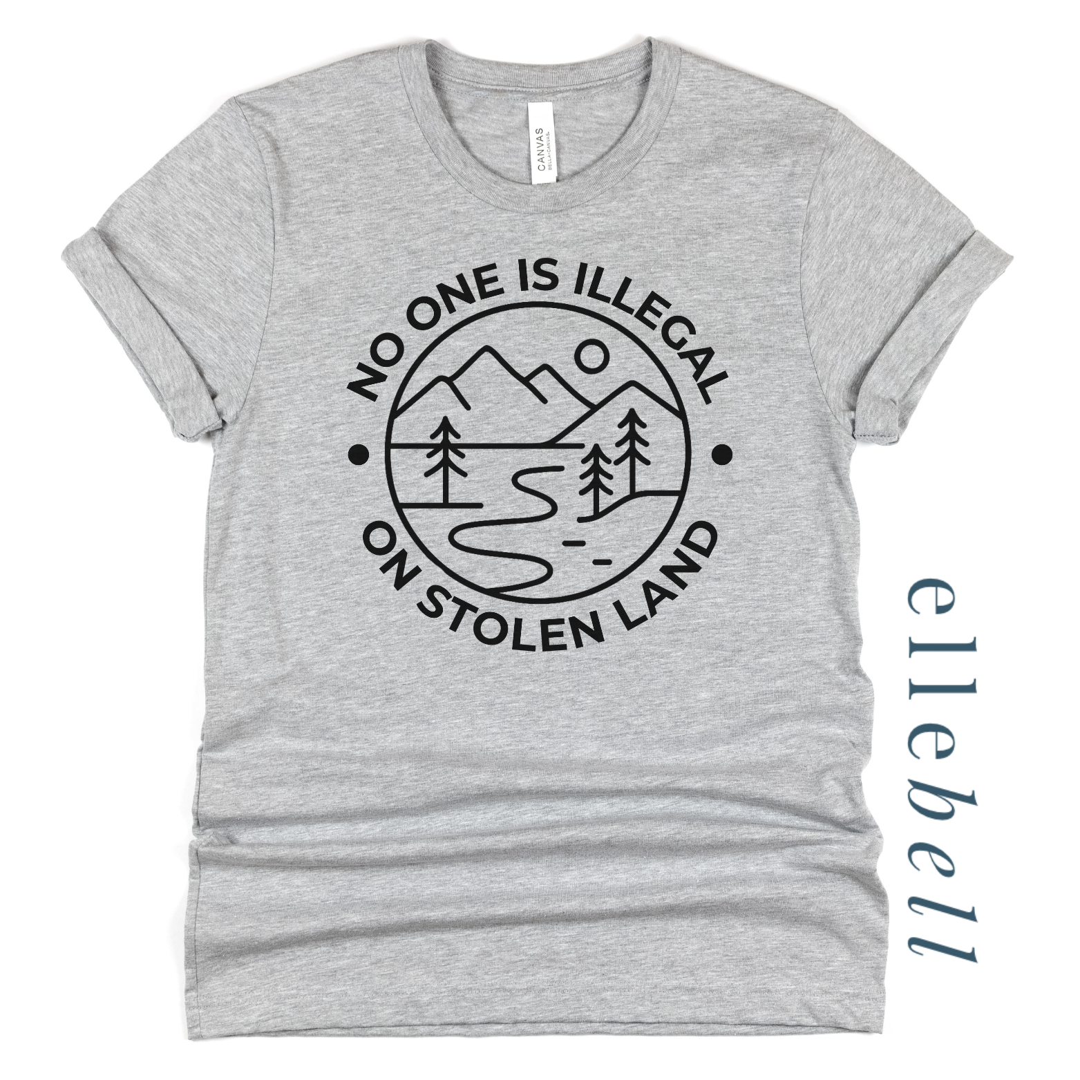 No One Is Illegal On Stolen Land - T-shirt