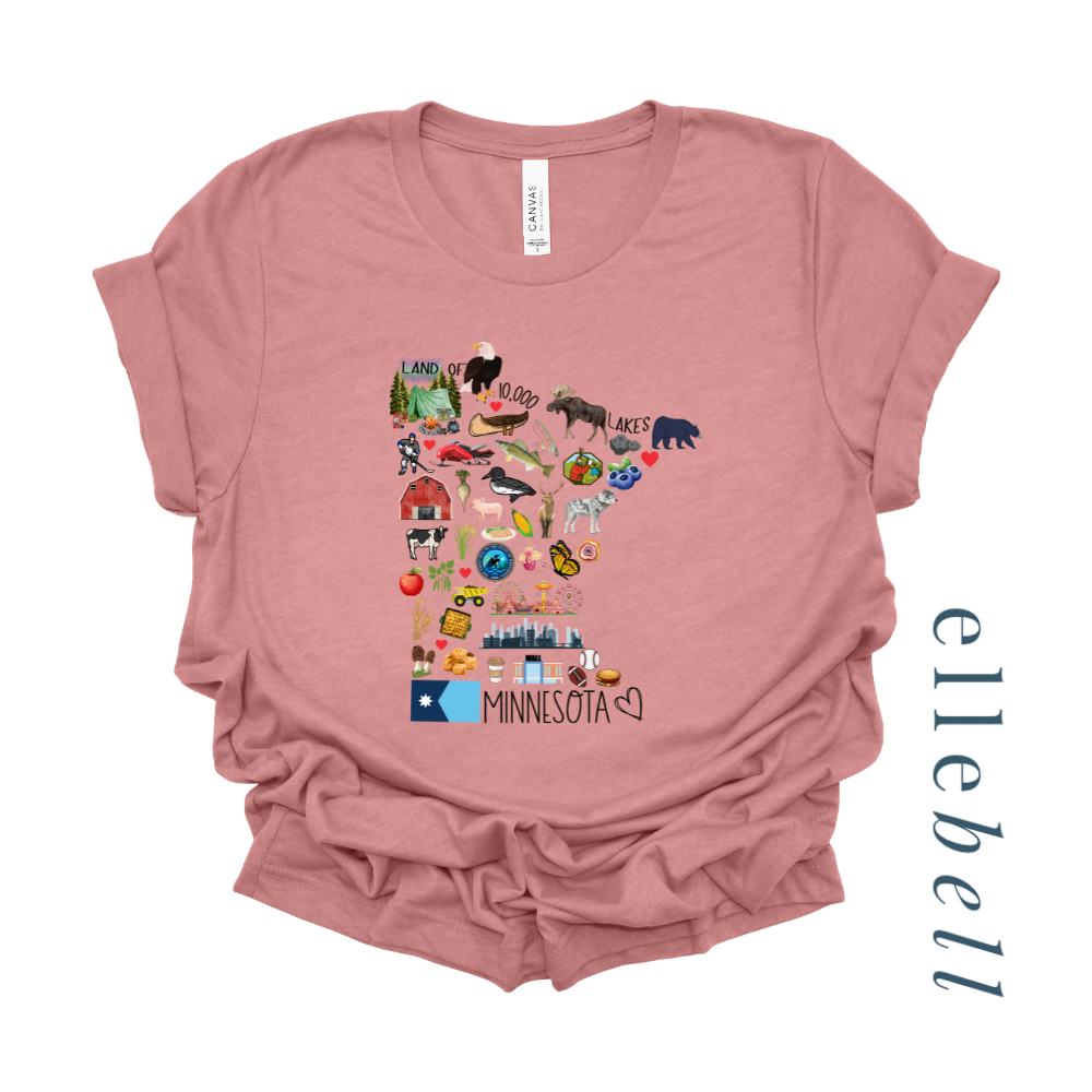 Minnesota Symbols - T-shirt
