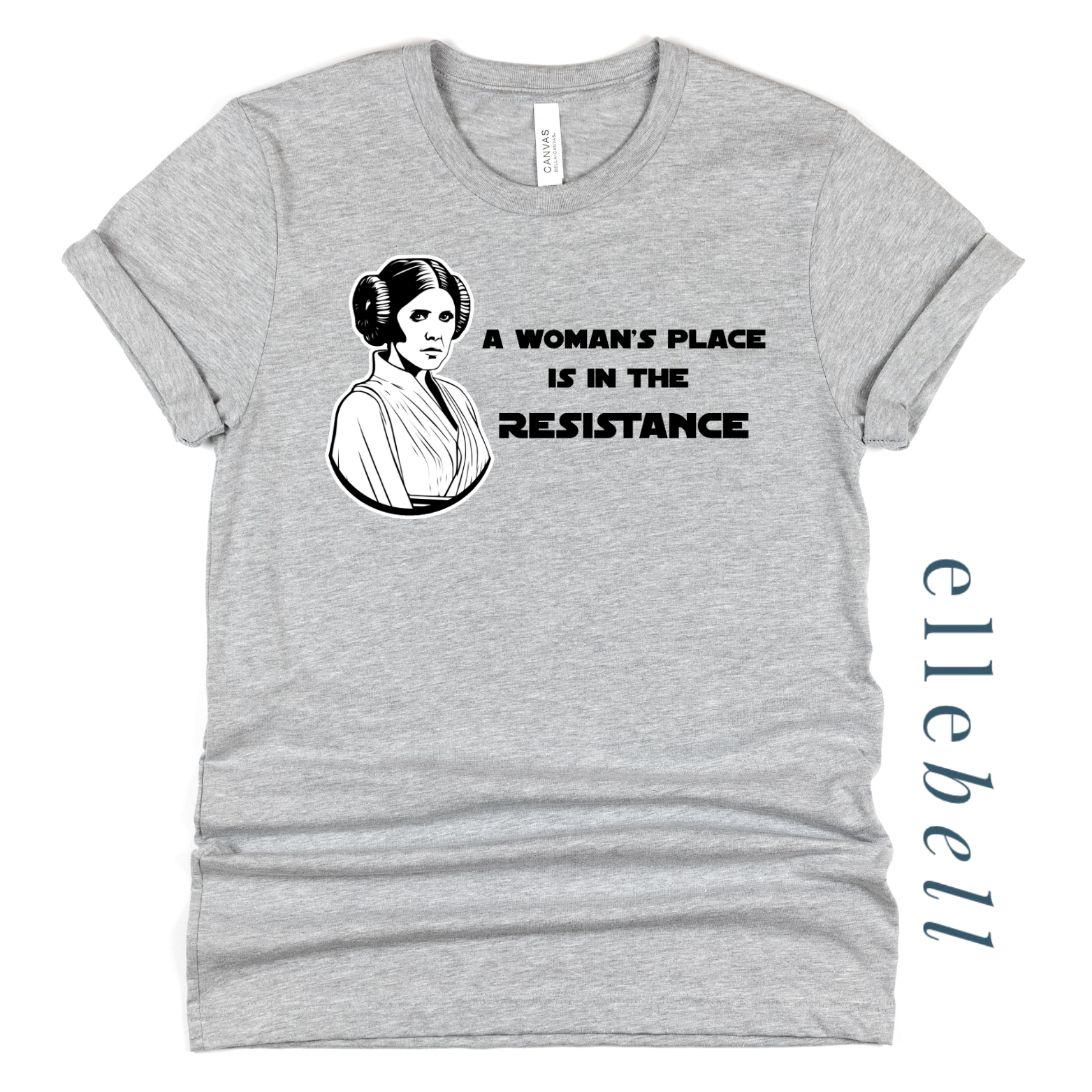 A Woman's Place Is In The Resistance T-shirt (ships in 3-5 business days)