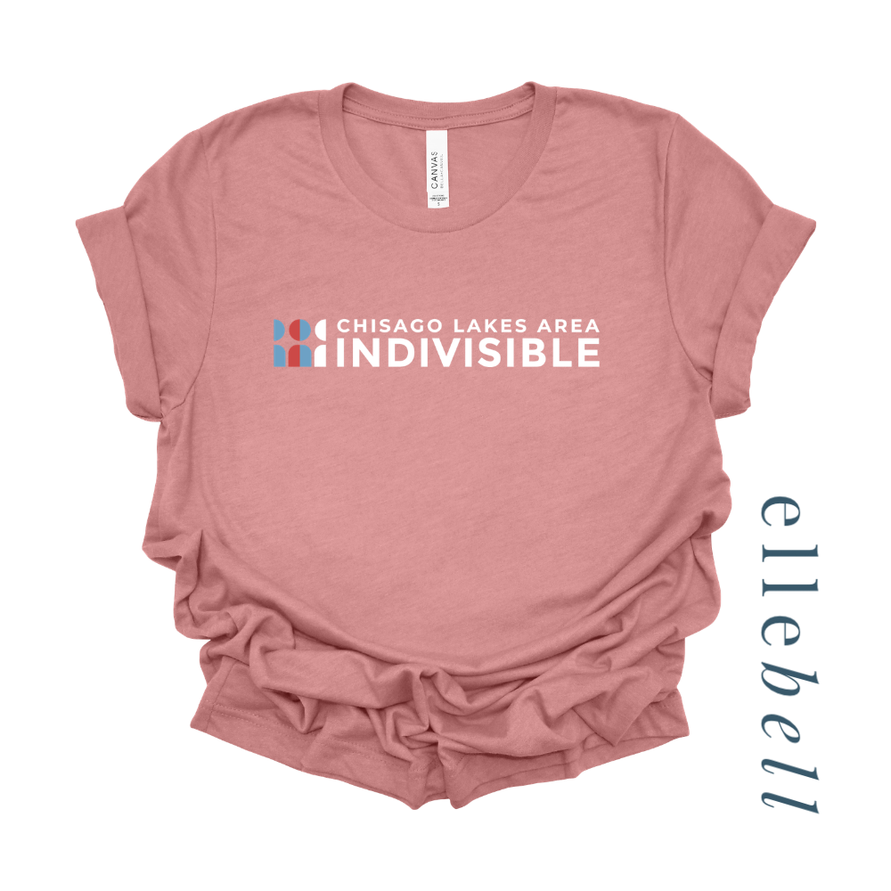 Chisago Lakes Indivisible - T-shirt (Horizontal Logo)