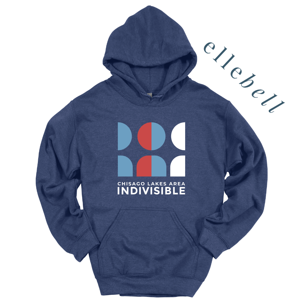 Chisago Lakes Indivisible - Hoodie (Stacked Logo)
