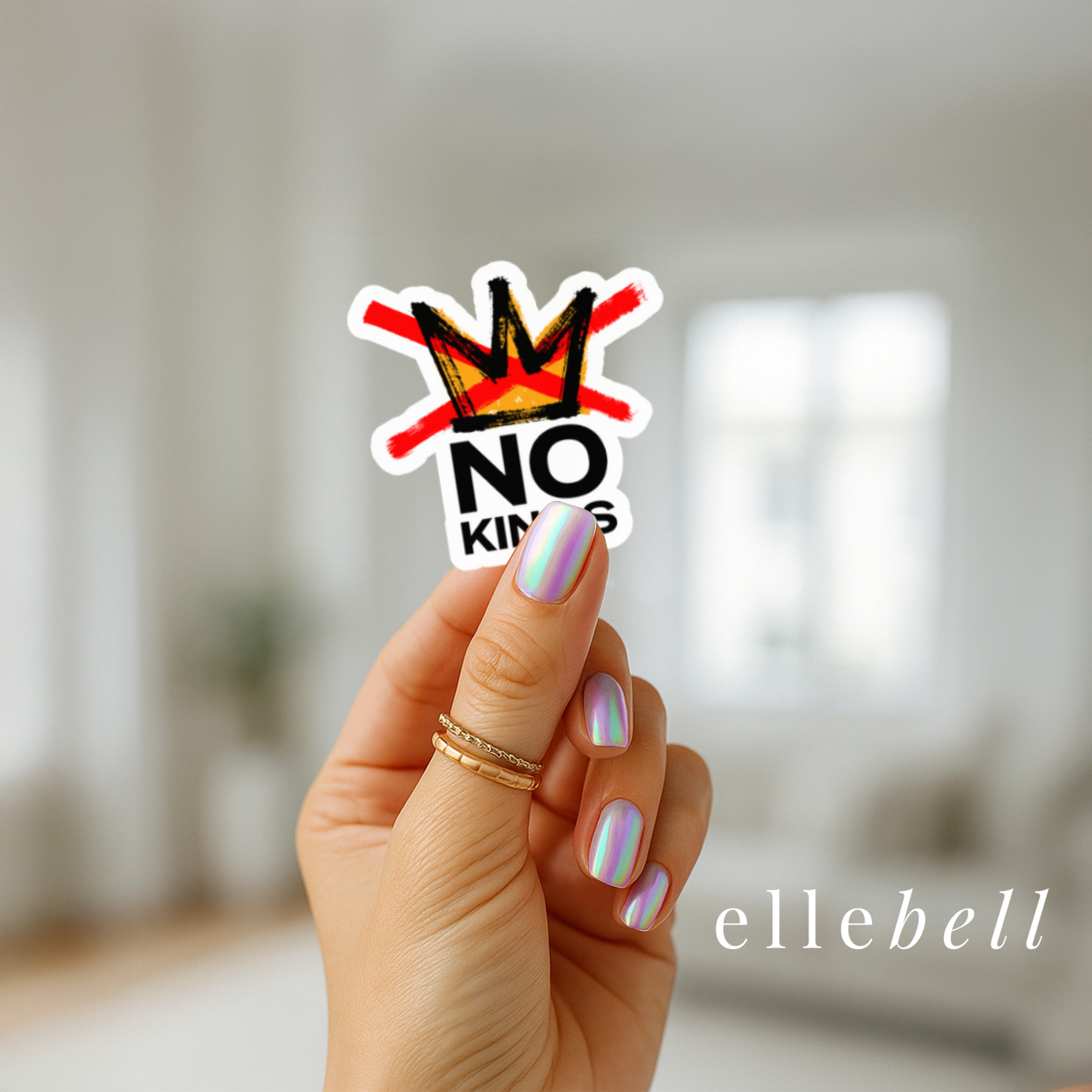 No Kings Sticker (ships in 2-3 business days)