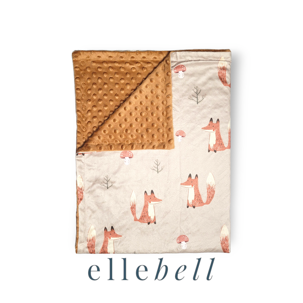 Minky Blanket - Fox
