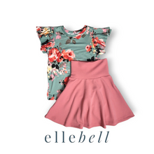 Load image into Gallery viewer, Butterfly Sleeve Top - Mint Floral
