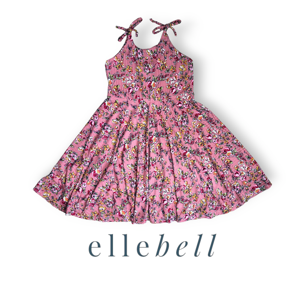 Baby Summer Solstice Dress - Mauve Floral
