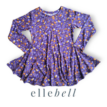 Load image into Gallery viewer, Daisy Tunic - Purple Fall Floral
