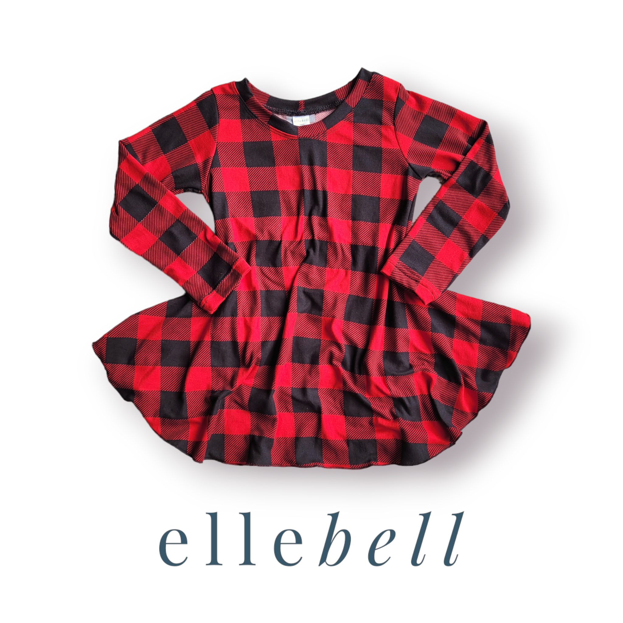 Daisy Tunic - Red Buffalo Plaid