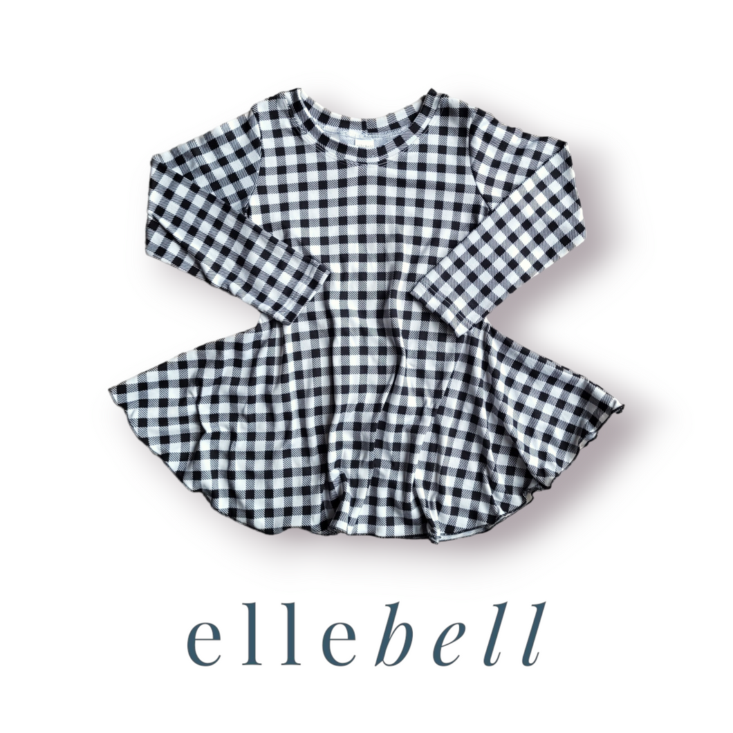 Daisy Tunic - White Buffalo Plaid