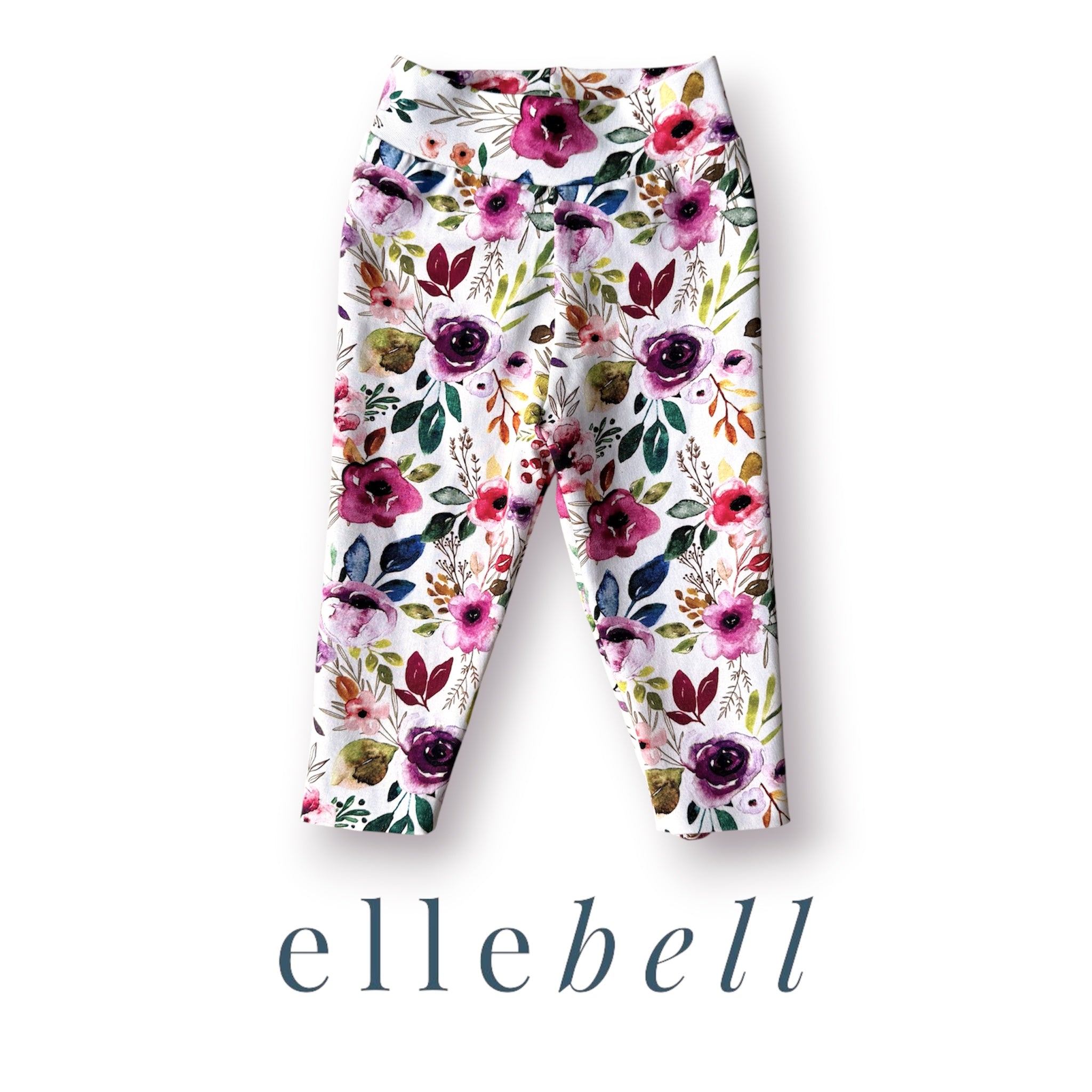 Perfectly Peach Collection - Floral Leggings