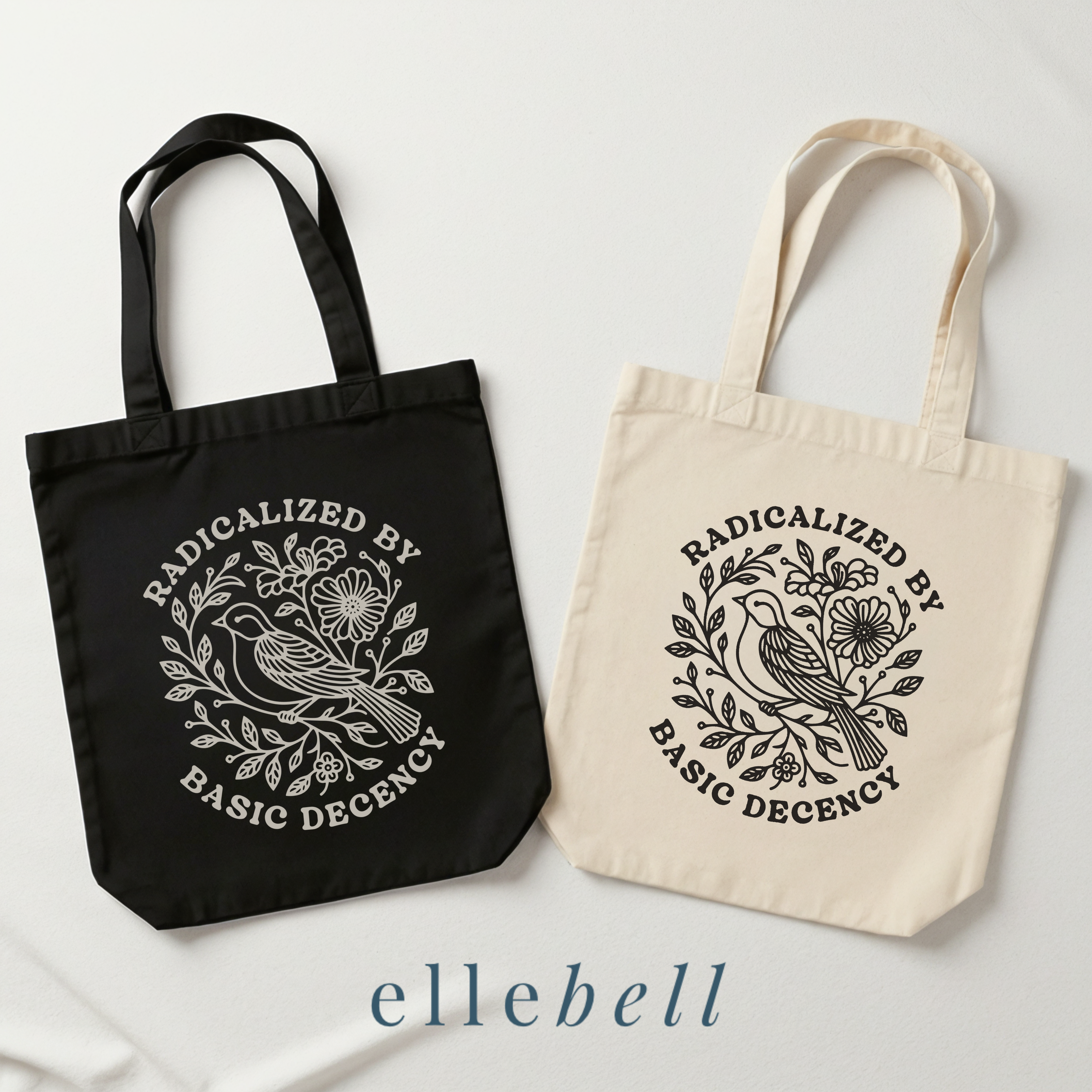 Radicalized By Basic Decency Tote Bag (ships in 2-3 business days)