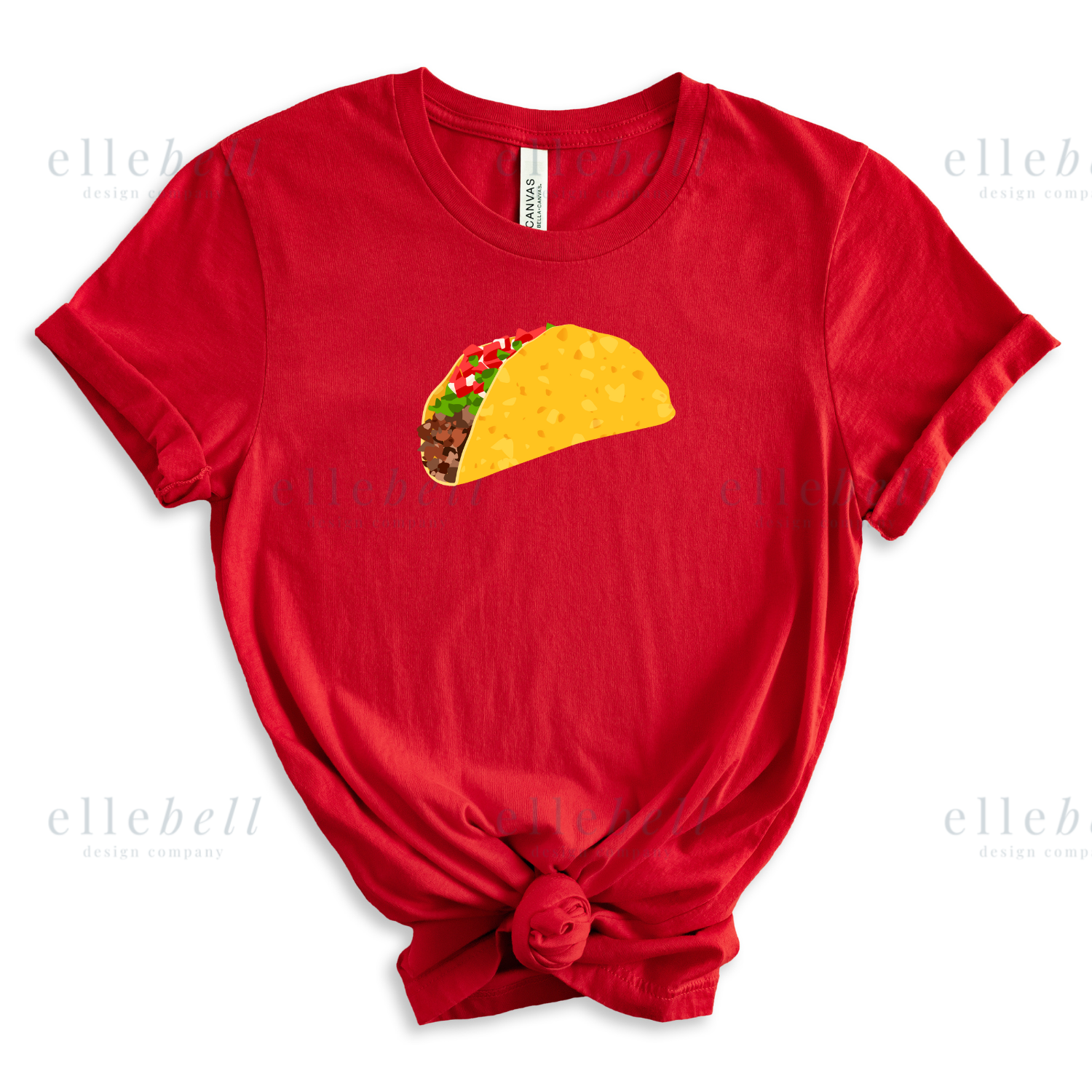 Taco Image T-Shirt (ships in 3-5 business days)