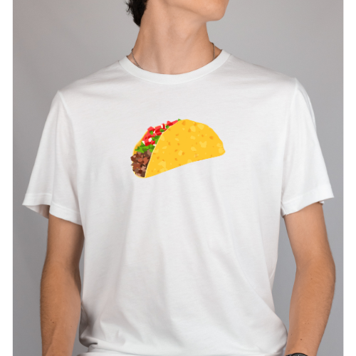 Taco Image T-Shirt (ships in 3-5 business days)