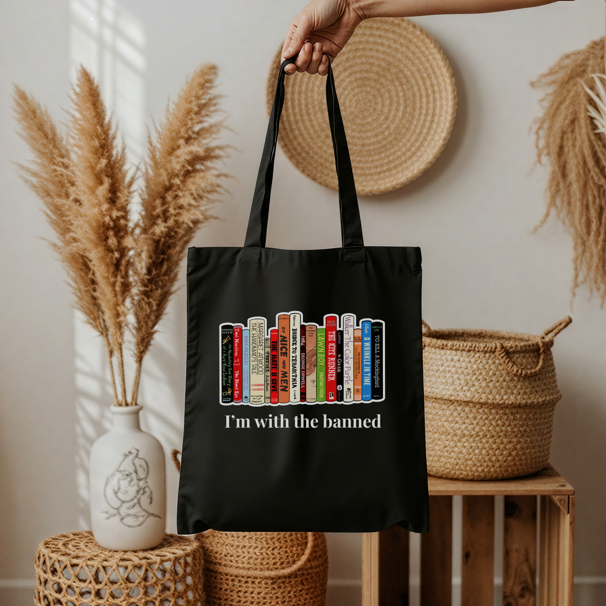 I'm With The Banned Tote Bag (ships in 2-3 business days)