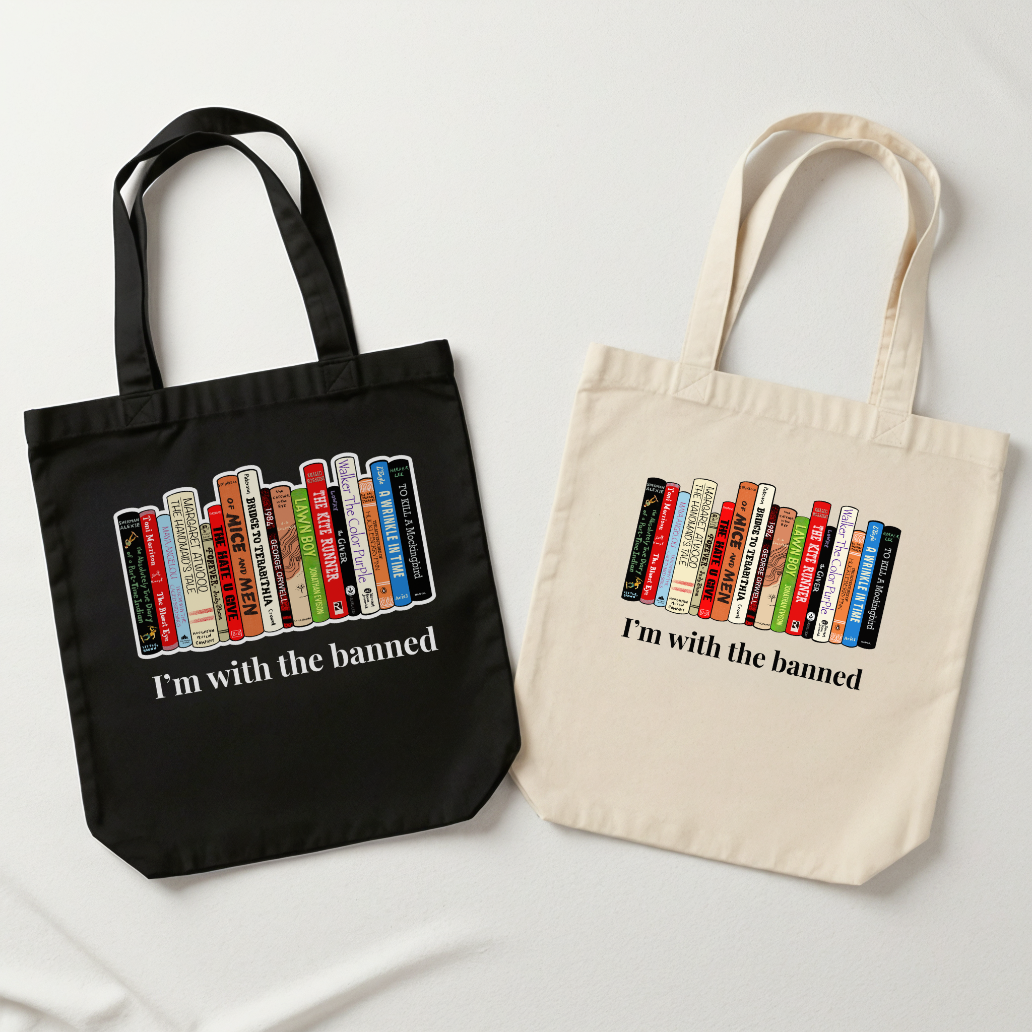 I'm With The Banned Tote Bag (ships in 2-3 business days)